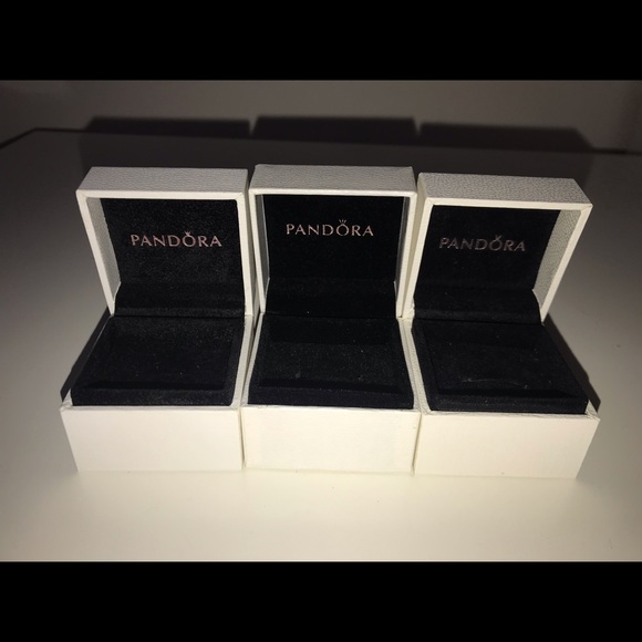 set of 3 pandora single ring boxes - Picture 3 of 3